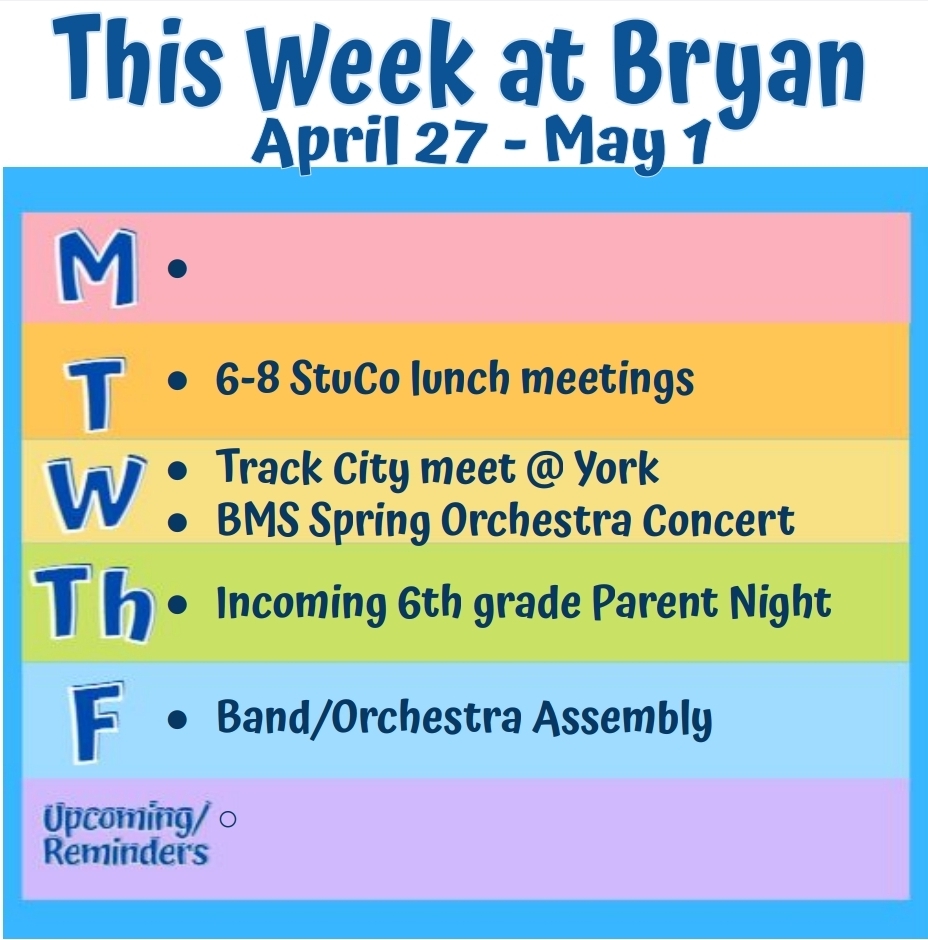 Bryan Middle School tweet media