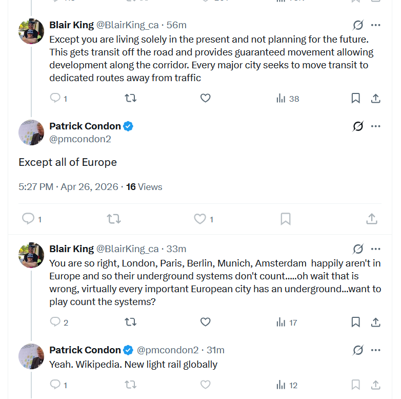 BlairKing_ca's tweet image. What an utterly disingenuous interaction with Dr. Patrick Condon (@pmcondon2). He claims to only block those who don't treat him with respect....but apparently what he really means is folks who don't point out his errors. Because if you do he will block you in a heartbeat #bcpoli