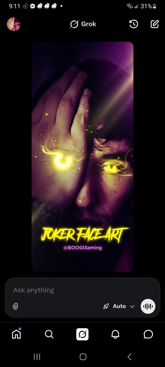 joker face art tweet media