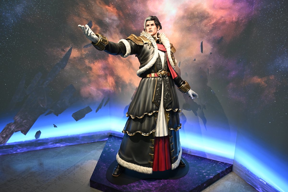 『FF14』の「光の戦士の軌跡展」、我らが“展示P”が統括されているとのことで、内覧でおじゃましてきました。とにかく造作物の品質がエグい。勉強させていただきました。

『FF11』でも早くつぎの展示会を企画して、シャントットのフォトスポットを作ってください！