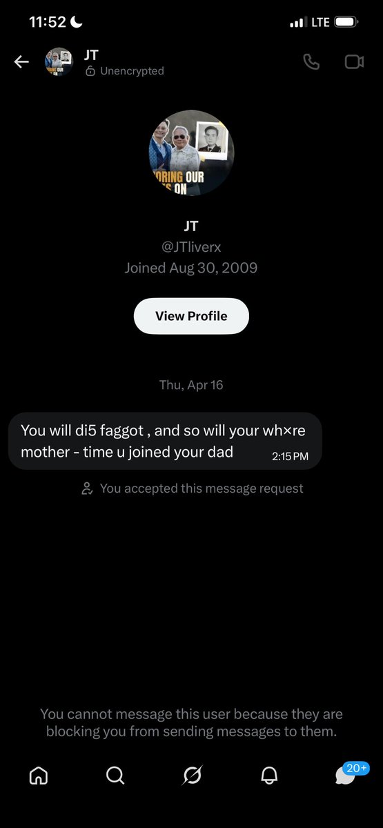 He threatened my mom