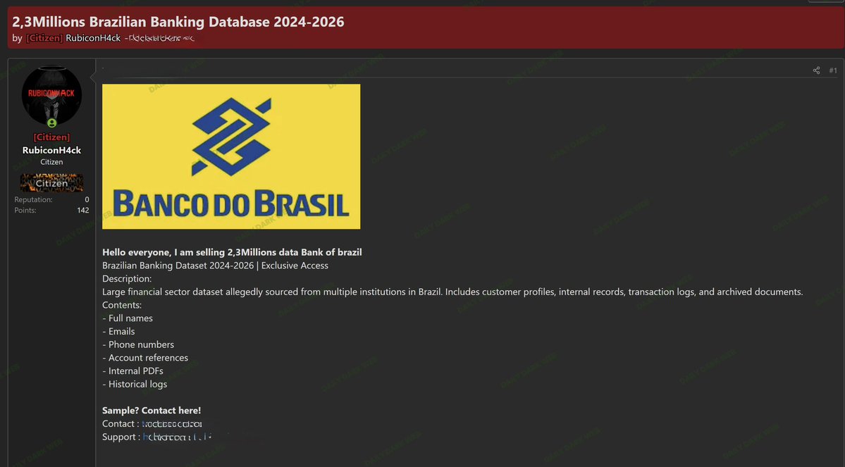 Dark Web Intelligence tweet media