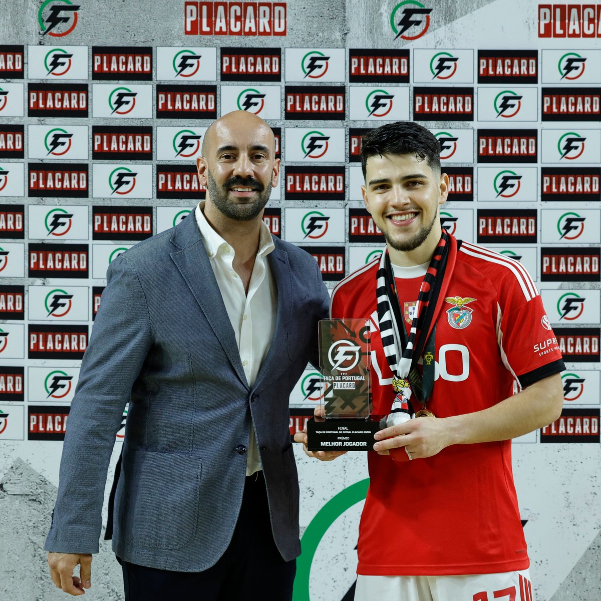 🌟 O melhor jogador da final eight da Taça de Portugal de futsal: Carlos Monteiro. #FutsalBenfica