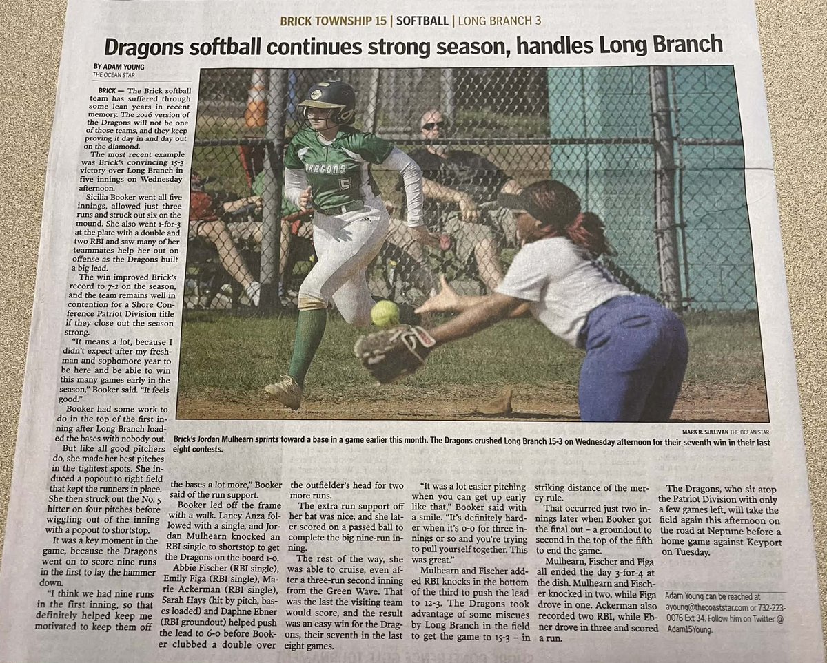 Dragons Softball Fans tweet media