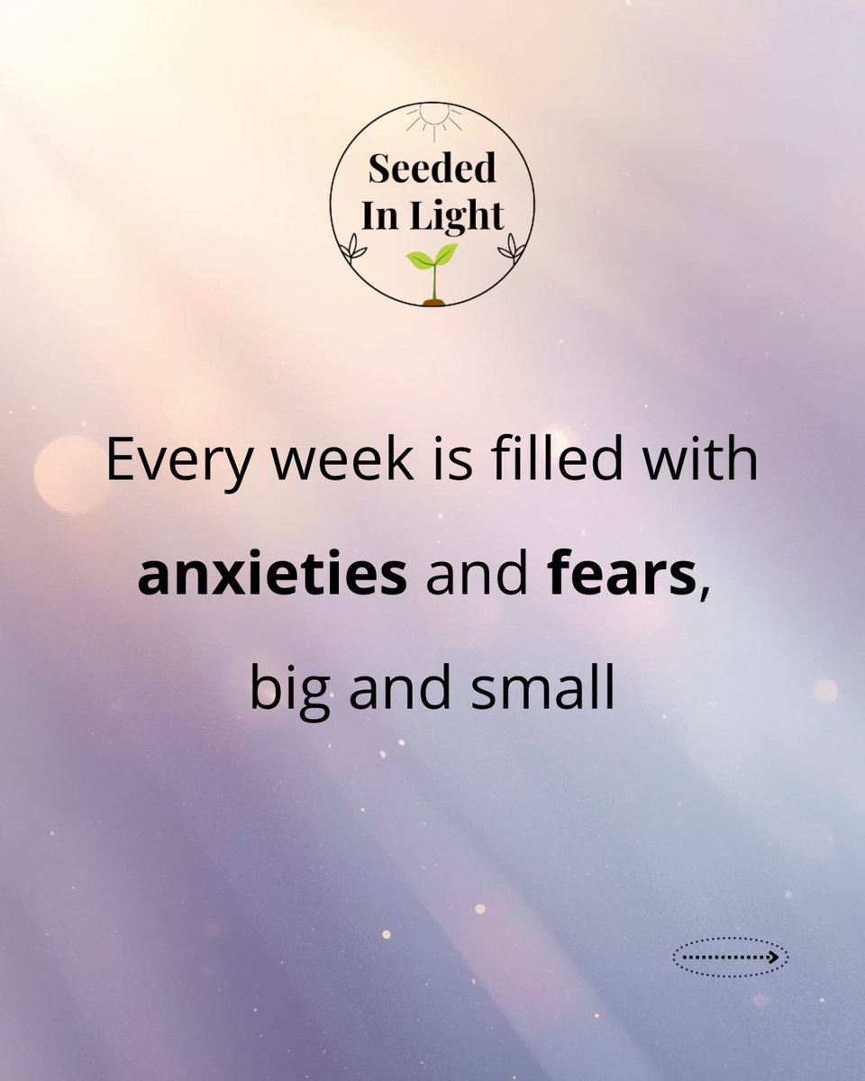 SeededInLight's tweet photo. “I prayed to the LORD, and he answered me. He freed me from all my fears.” Psalm 34:4 (NLT)

As a new week approaches, I’m here doing my best to try not to be anxious, and to remember that God’s love is stronger than my fears https://t.co/TIpoBLVyos