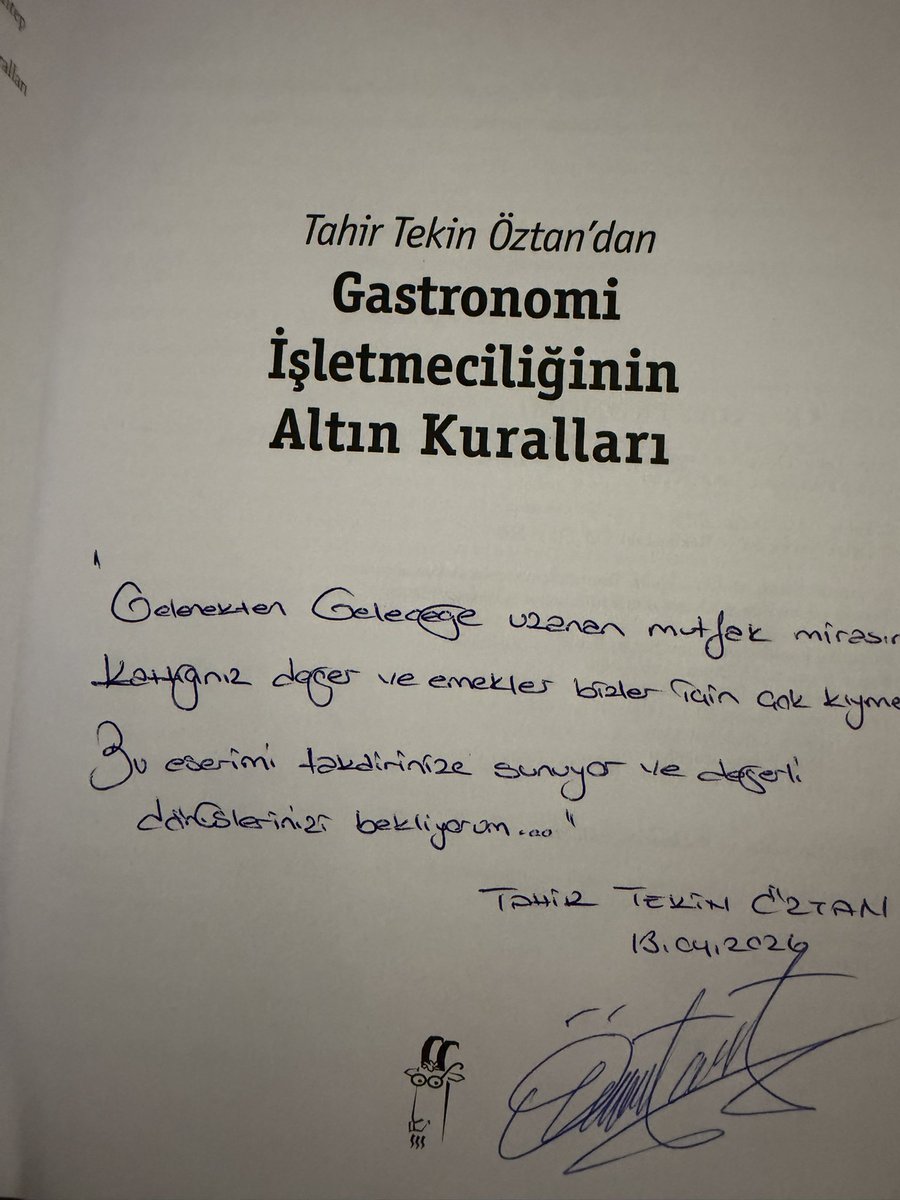 TurgutTunc34's tweet image. Teşekkürler @alatahir 
Okuyanı istifade edeni bol olsun.
#kitaptavsiyesi @sahan_restoran