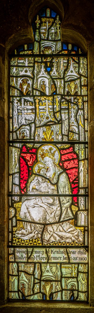 JPG_1969's tweet image. Lytes Carey Manor, Somerset. Wonderful C15th window in the chapel. Love this! #glass #madonna #Jesus #religion