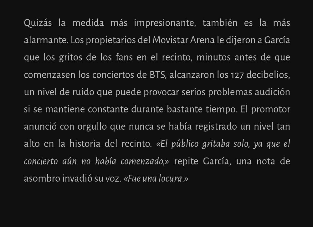 Nos comparan con las gringas?? que manera de hablar weas, hasta rompieron records de decibeles en el Movistar arena cuando bts vino el 2017