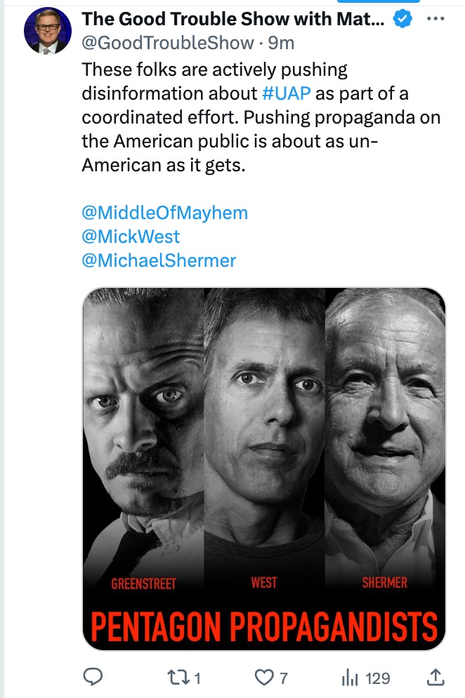 Mick West tweet media