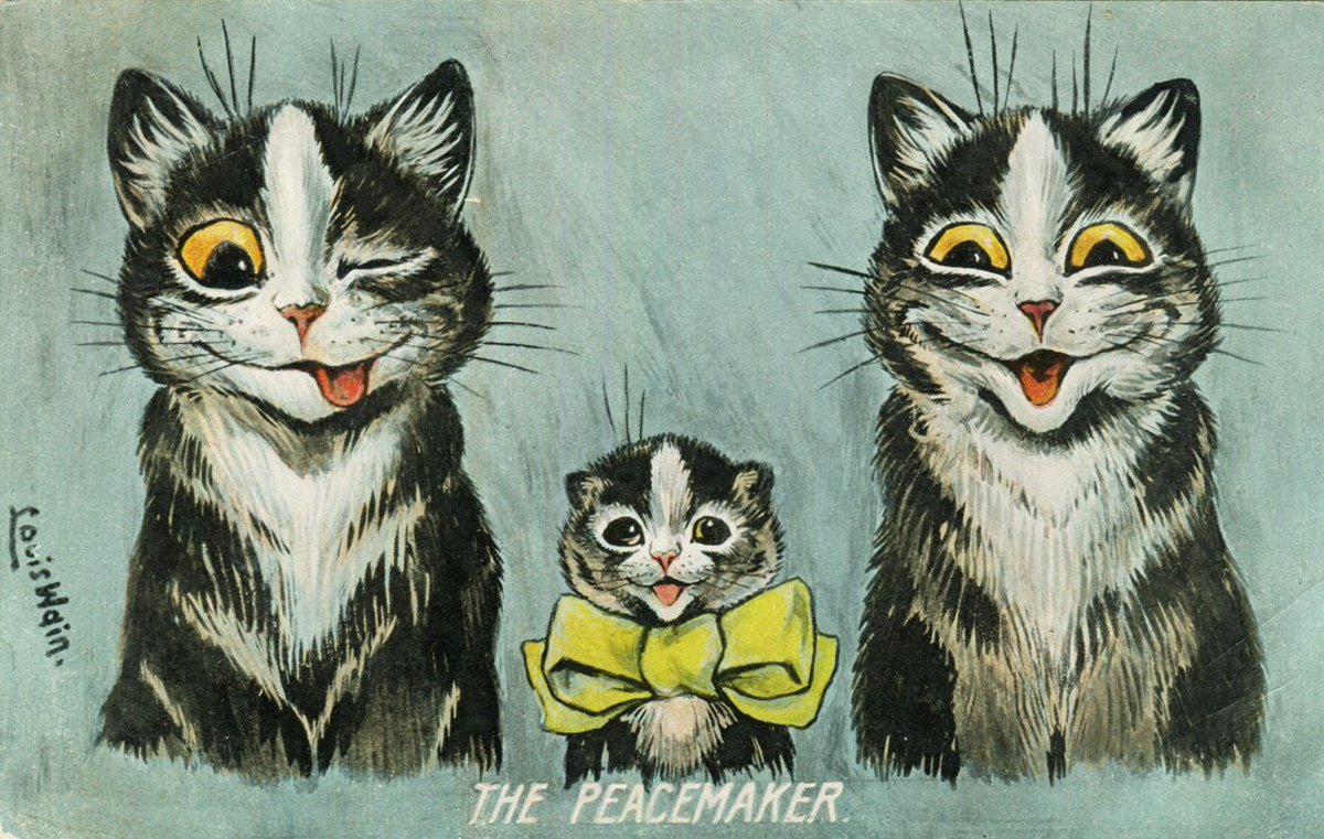 Louis Wain Bot tweet media