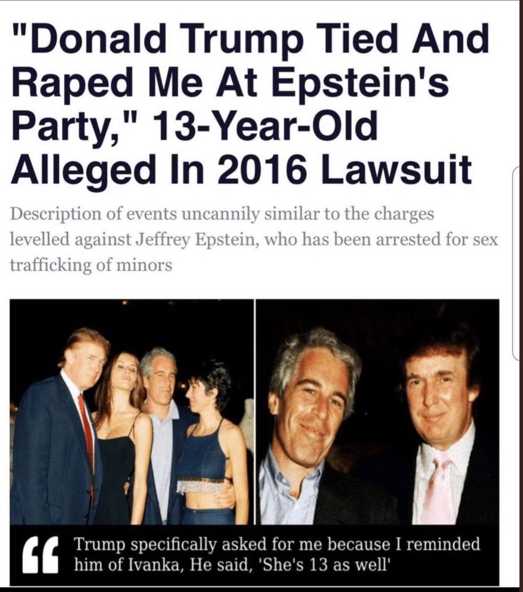DrewTCorbin1's tweet image. ALERT ⚠️ 📢 

Yes, CONVICTED FELON #donaldtrump is a pedophile, racist &amp;amp; traitor, owned by war criminal #netanyahu. 
Release all of the #epsteinfiles. Yes, Mossad and officials in the Zionist Israeli regime financed AIPAC epstein. They ran a child-sex blackmail operation..