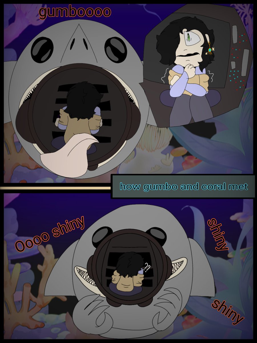 solar_flare3's tweet image. So I made a extremely ugly and funny looking mer person so here's my goblin shark mer named gumbo and his little friend Coral.

#merman #goblinshark #random #Mer #nobraincells