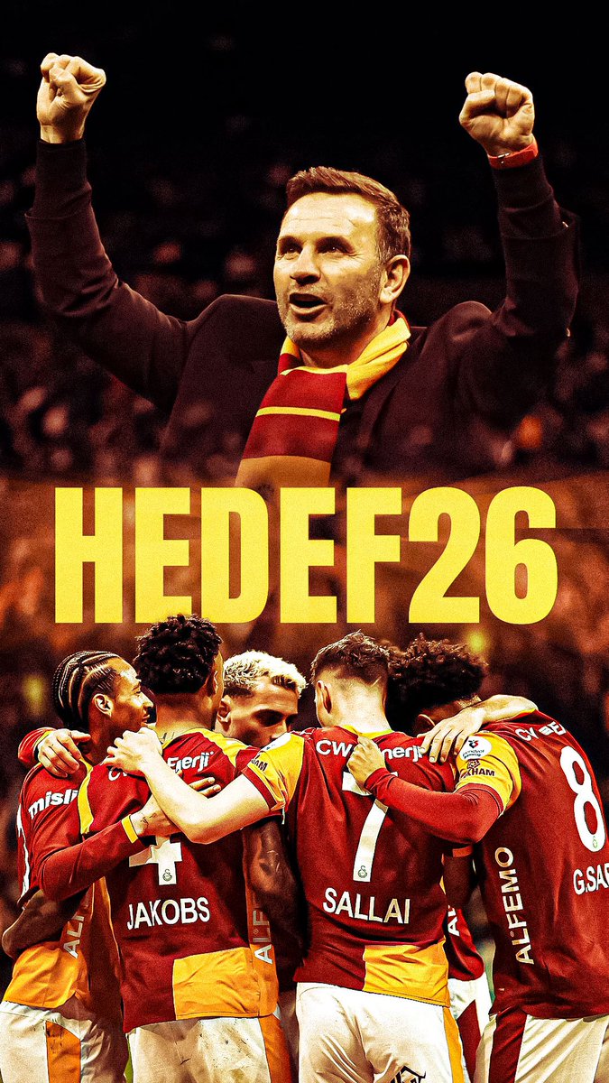 _AAlbayrak's tweet photo. Tebrikler Okan Hocam, tebrikler aslanlar! 👏👏👏 #Hedef26 💛❤️ https://t.co/jkLrJjhZb6