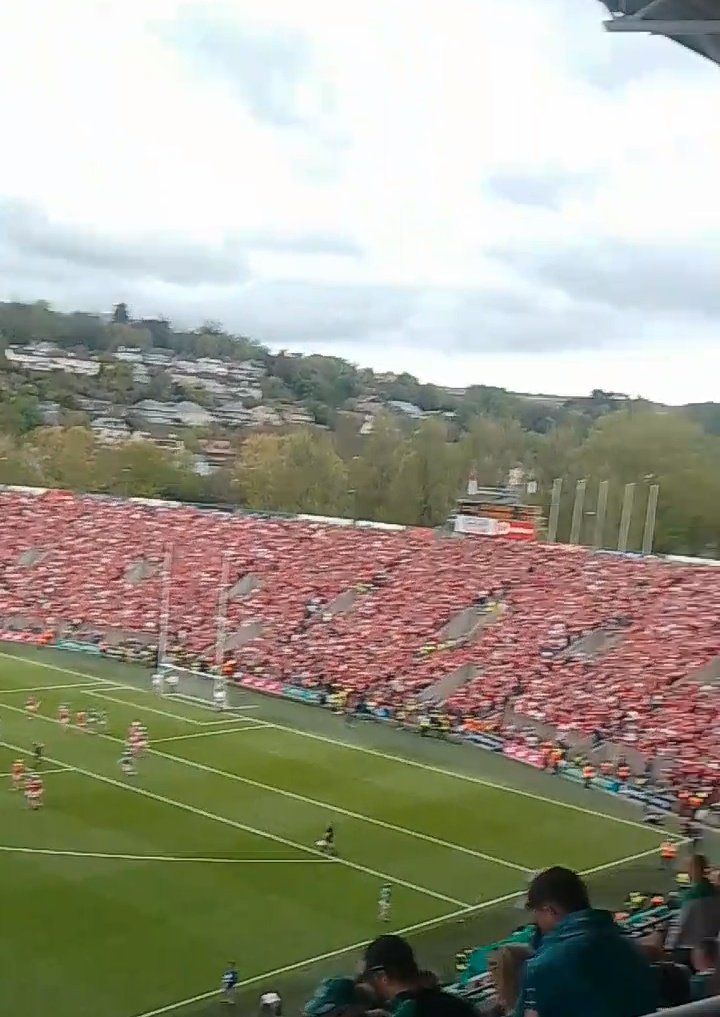JoeSeward1's tweet image. I think we all know how good the Cork support is. That was very  evident again today.
But credit the Limerick support they really tried to lift their charges after the Red Card &amp;amp; made their presence felt in a superb atmosphere @PaircUiCha0imh 
#GAA
#RebelRising
#Cork
#Limerick