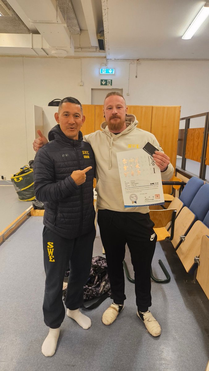 Teamkimtkd's tweet photo. ➡️ Grattis till Jimmy 1 DAN välförtjänt https://t.co/eEdfqBrLPM