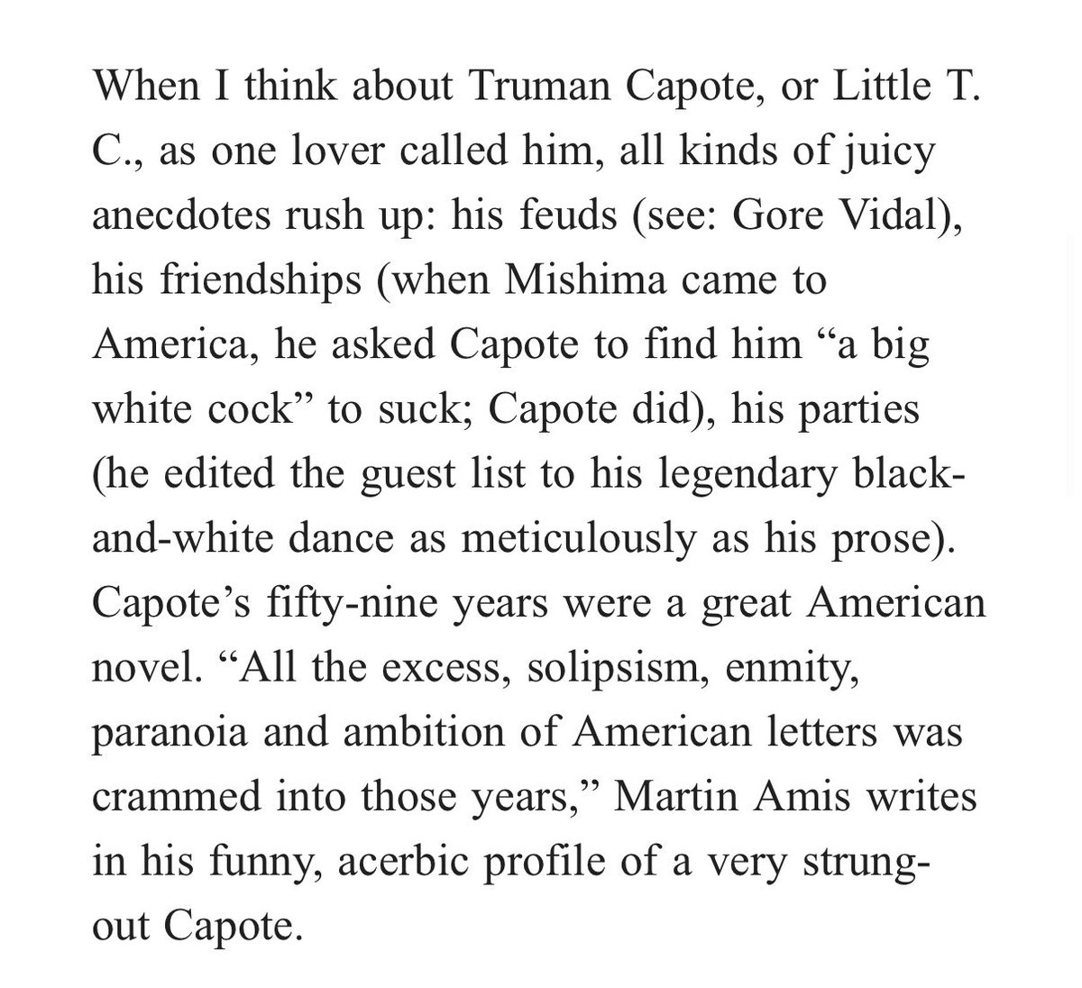 zanscoin's tweet photo. Unlocked Capote’s AoF for @parisreview this week, and you can read the full blurb thing I wrote in their newsletter 👗💡

https://t.co/PfMk6jRi9k https://t.co/LkFAOwrEZk