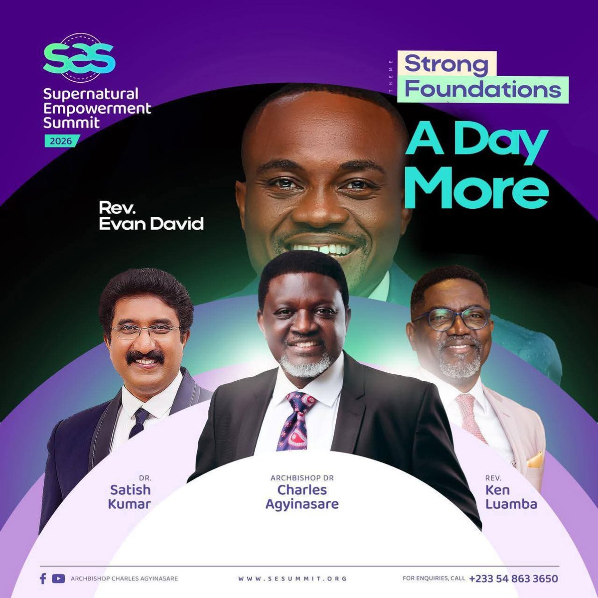 RevEvanDavid's tweet photo. Just a Day to #SES2026 
You need a #StrongFoundation
Register now: https://t.co/Iee7ACXdP4 https://t.co/WcNO5DKLdS