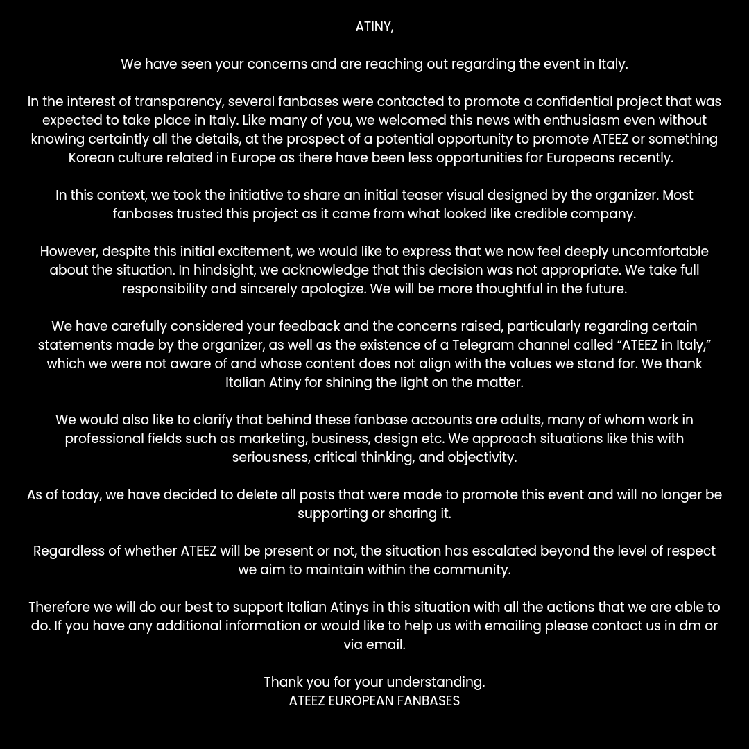 ATEEZ EUROPE FANBASE🌶🪶🥊🥂🏴‍☠️⧗🌙🦋🌍🌐 tweet media