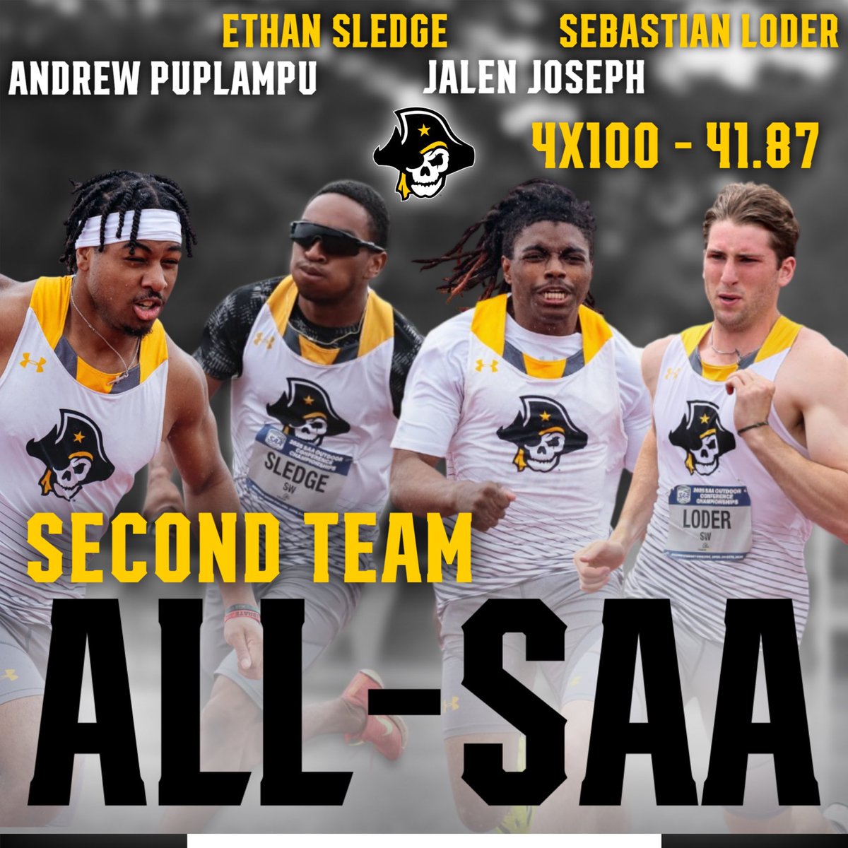 a_loder's tweet photo. What a way to end @SebastianLoder conference track career by finishing all conference. Second place in the 4x100. Pulled a hamstring but still finished 3rd in the 400. Grit, determination and resilience encapsulates his entire athletic career. Best is yet to come! 💪💚👍🏃‍➡️ https://t.co/JRDRHlHa8o