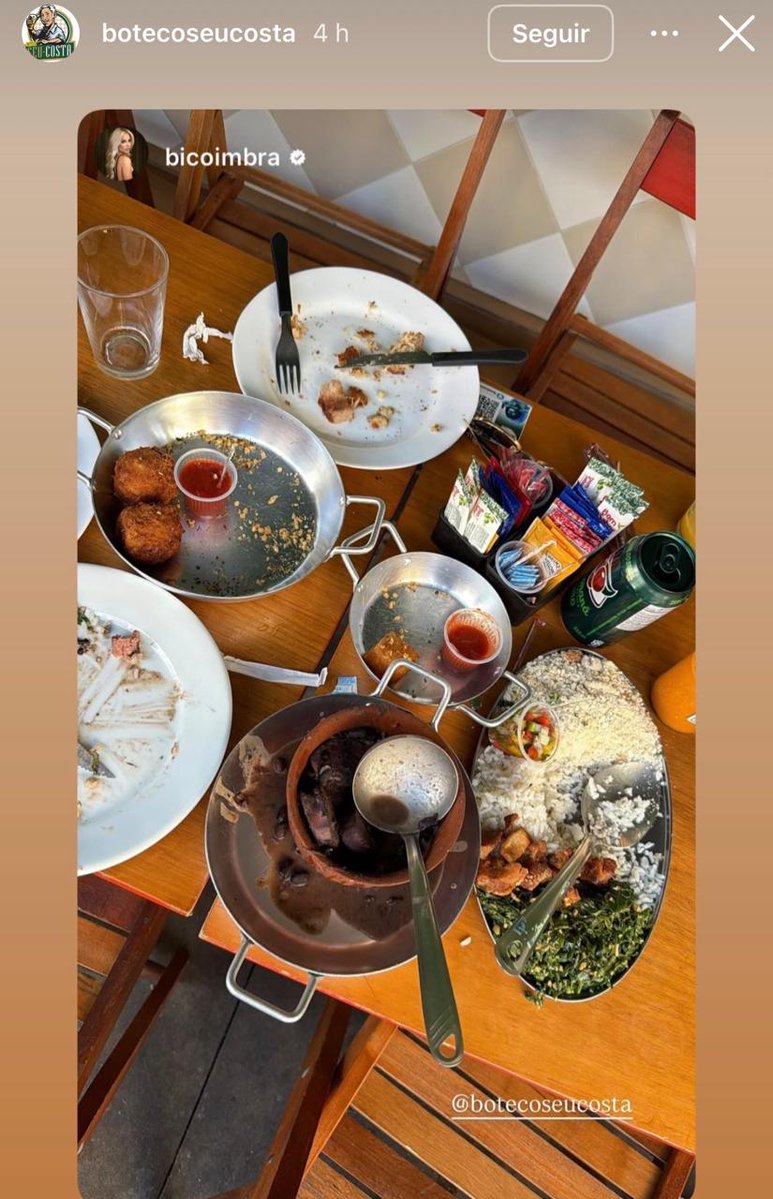 A feijoada não fez bem a Neymar.