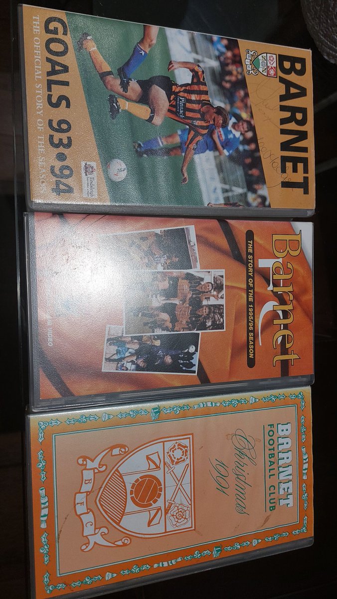 barnet_john's tweet photo. I have some old Barnet FC videos. in VHS tape format. I cant play them and so am about to get rid of them  Happy to give them away if anyone wants them. Message me if interested. https://t.co/E6XKqtPVVH