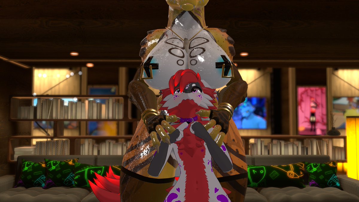 wish <a href="/Voltderg/">Volt</a> a fast recovery~  

Another victim to Gator mating season and shes in heat~