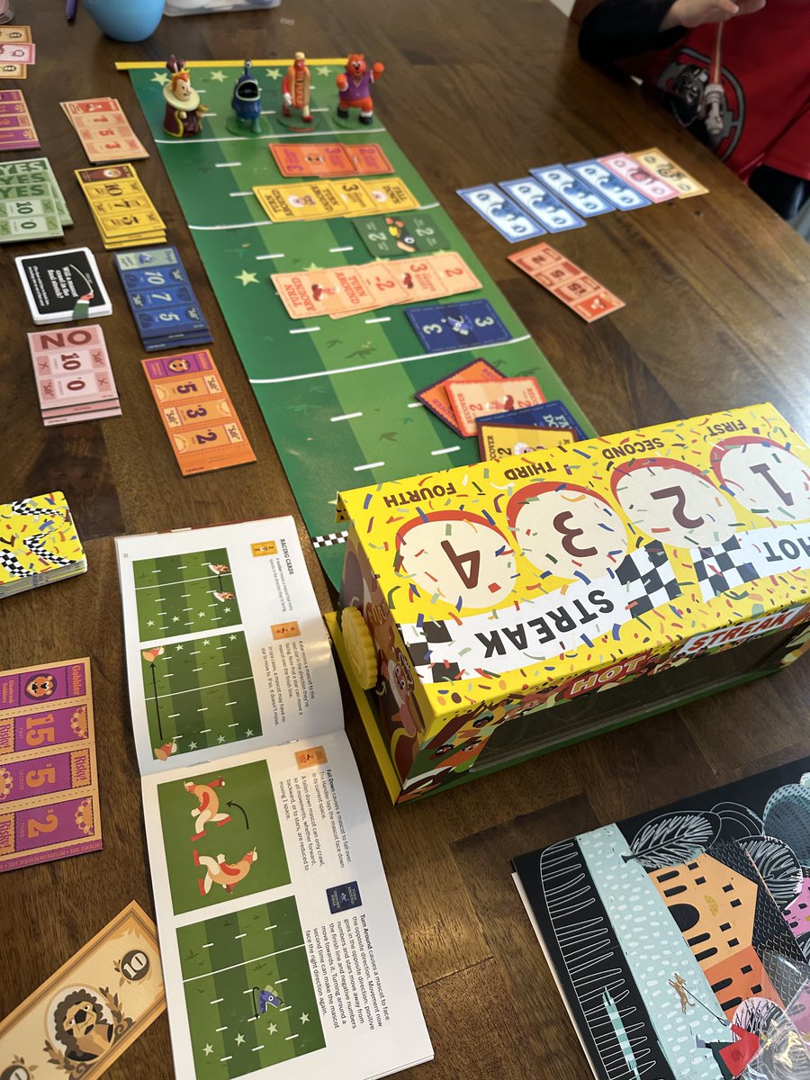 TryRollingSolo's tweet image. Hot Streak landed at my place and my kids are hooked. This one will be on the table often…I can just tell. The game moves super quick and it’s fun seeing the wild races pan out. If you’re looking for a fun family game, look no further! 💥

#boardgames #boardgame #gaming #gamer