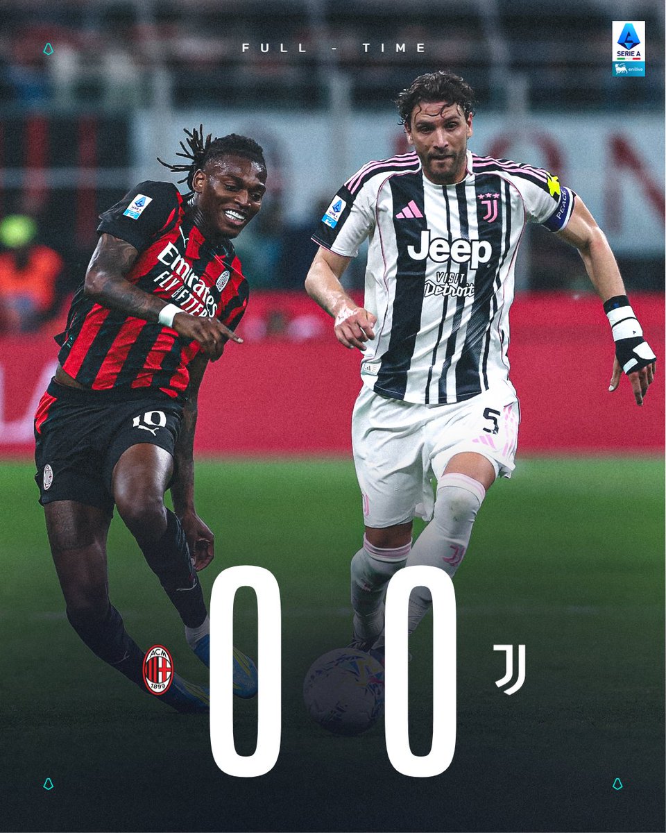 So3odySports1's tweet photo. قمة #يوفنتوس و #ميلان في الدوري ل�� تعرف الأهداف ⚽️❌️

مباراة الدور الثاني تنتهي بالتعادل السلبي وهي نفس نتيجة مباراة الدور الأول.

آخر 5 مواجهات بين الفريقين في الدوري لم تشهد اهتزاز الشباك.

ميلان تحديداً لم يسجل في مرمى يوفنتوس بالدوري منذ 2023 

#سعودي_سبورت https://t.co/GkvxeeSwnU