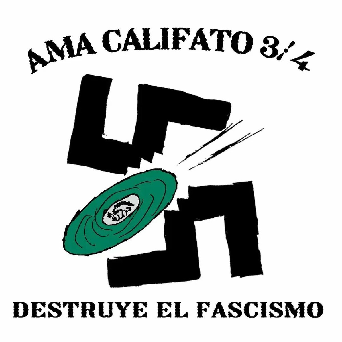 anarchosticky's tweet image. "Ama Califato 3/4, destruye el fascismo" (ENG: English)

"Love Califato 3/4, destroy fascism" (ENG: English)

Source: instagram:@bernar_usk

Original: …way.ipfs.anarchiststickersarchive.org/ipfs/bafybeihe…

Permalink: anarchiststickersarchive.org/stickers/7750 

#anarchism #stickers #archive