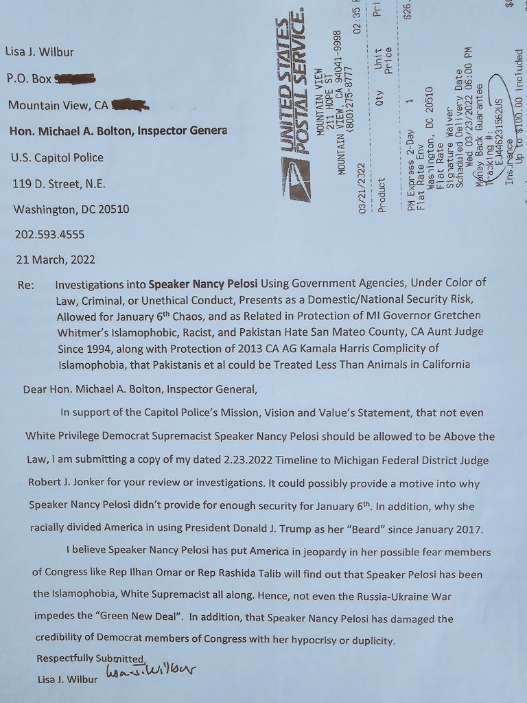 LisaJWilbur's tweet image. @DAGToddBlanche @FBIDirectorKash 
#BidenHarris @TheJusticeDept @FBI violated all the accused #Whitmer #J6 Defendents #BradyRights per my efforts since 1.25.2021 to effect, since 2.4.2020 #Whitmer Day. 
@SPLC ghosted my 7.10.2023 Request for Advocacy.