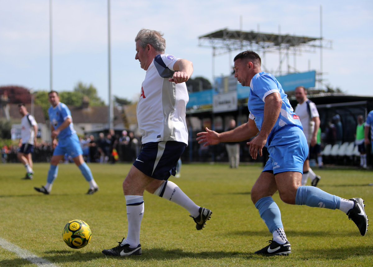 DealTownFC's tweet photo. 🔥 What a day at The Charles Ground. 
@DealTownFC Legends 3–2 Spurs Legends, with Deal Town Captain Danny Smith smashing in a screamer worthy of any era.

🫶🏼 But the real victory was off the pitch — 1,300 people there to raise an amazing amount for the @paula_hudgell Foundation. https://t.co/PckFrUHarQ