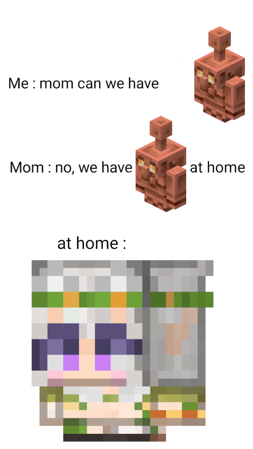 Fusiioner's tweet image. Astriloquus SMP Season 3 is going great, I got a copper golem now @Masokuu_ :D
(sadly I got a defective one)

#streamer #youtube #twitch #gaming #vtuber #chatty #comfy #lewd #minecraft #collab #smp