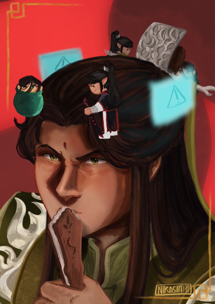 Shen Qingqiu  is a character who lives between the past and the future, never in the present; consequently, it is not the choices of the moment that weigh on his mind, but those that the future holds for him.

[#shenqingqiu #svsss #luobinghe #shenjiu #shenyuan]