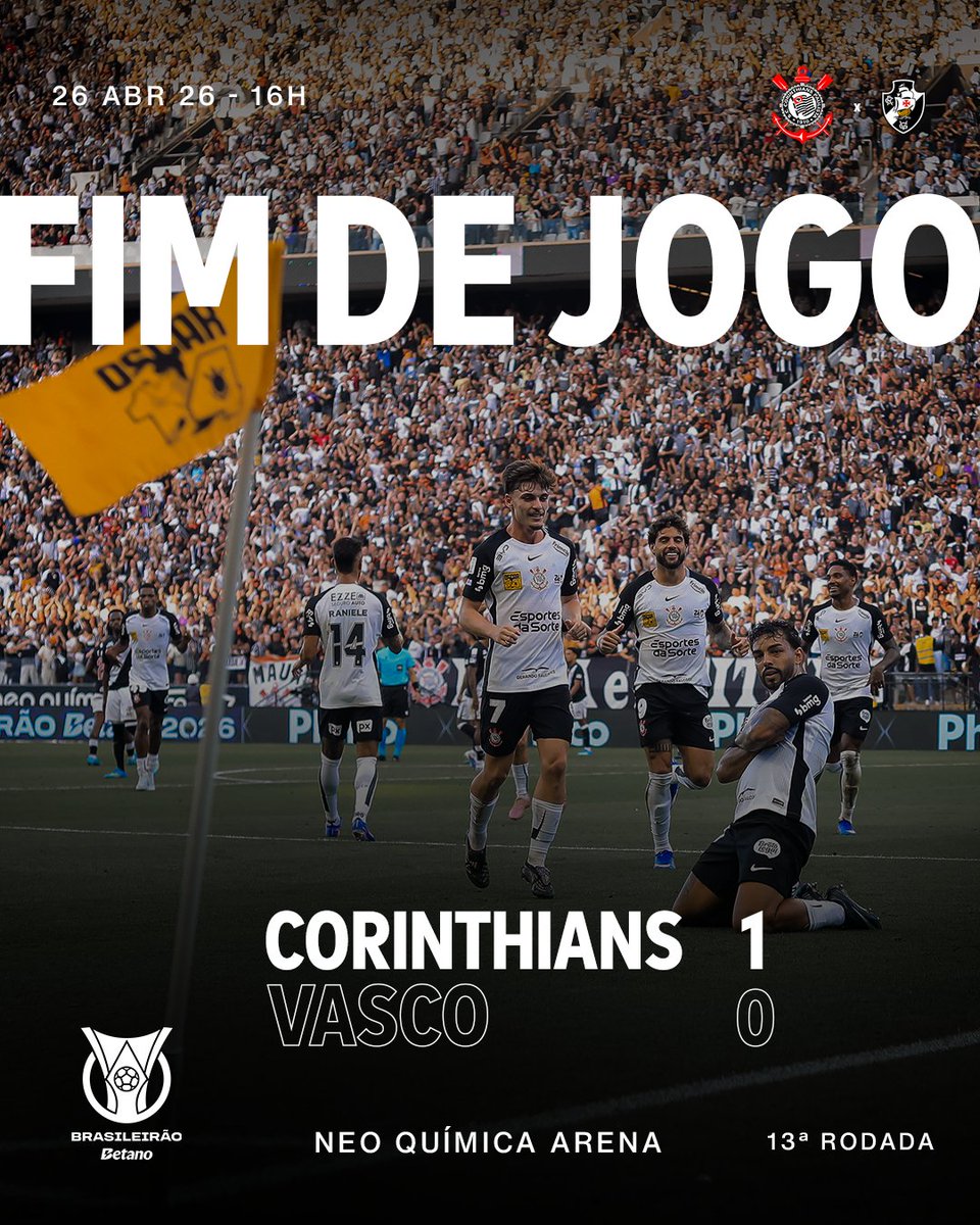 Noitedecopa's tweet image. 𝐂𝐎𝐑𝐈𝐍𝐓𝐇𝐈𝐀𝐍𝐒 𝐱 𝐕𝐀𝐒𝐂𝐎 :
  
◉ 132 Jogos
◉ 59 Vitórias do Corinthians (201 gols)
◉ 36 Vitórias do Vasco (171 gols)
◉ 37 Empates
  
VITÓRIA DO TIMÃO ⚫⚪