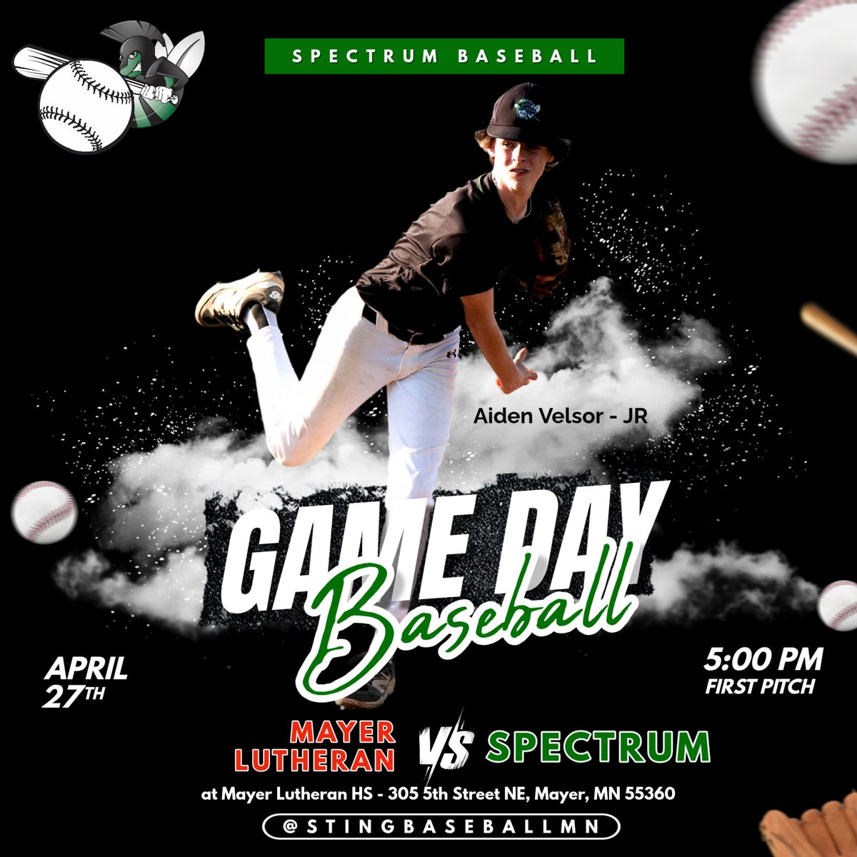 Spectrum Sting HS Baseball tweet media