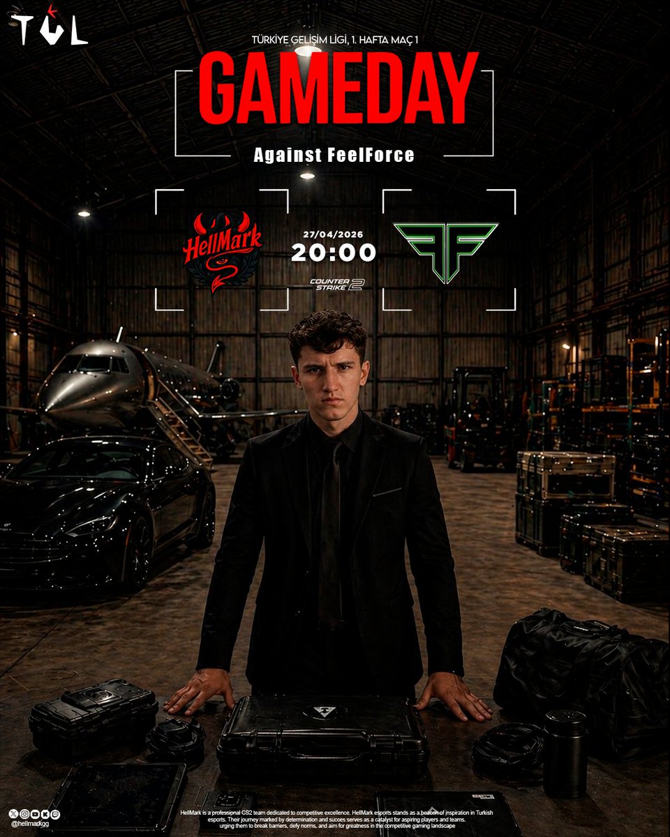 hellmarkgg's tweet photo. Türkiye Gelişim Liginde ilk maçımızda servera galibiyet için giriyoruz!
Hellmark V FeelForce
🕗20:00
📅27/04/2026
🔗https://t.co/ZcYnfsvhoe
#hellmarkgg https://t.co/08TiTpXQh2