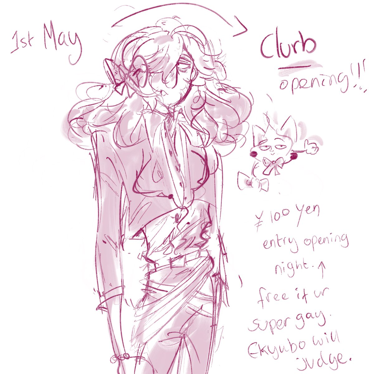 im getting super good at this making poster business. Takaaki likes this drawing of him even though he says he looks gay. wonder why. anyways