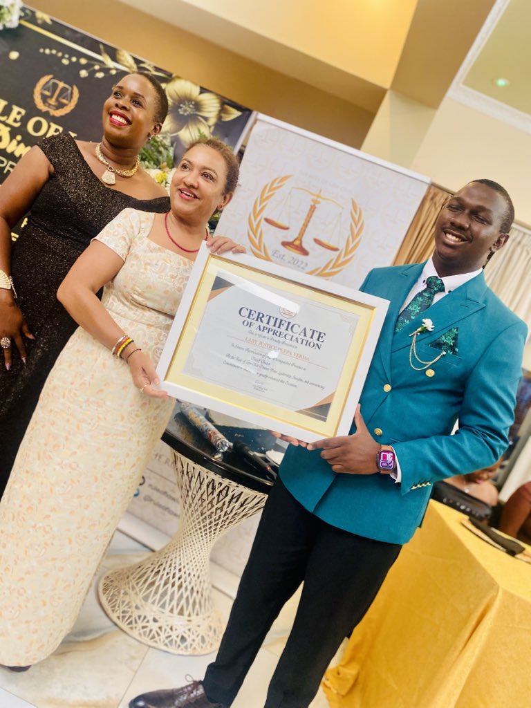 McSenator_UT's tweet photo. What a Saturday!

The mught club, The Ruleof  Club at Islamic umiversity in Uganda kampala held its Tenure dinner, where we were humbled to have Lady Justice Deepa Verma as our chief Guest⚖️💐
Special thanks goes to our patron @JoyceNalunga who has been a key pillar in everything https://t.co/vg2ekLtK1o