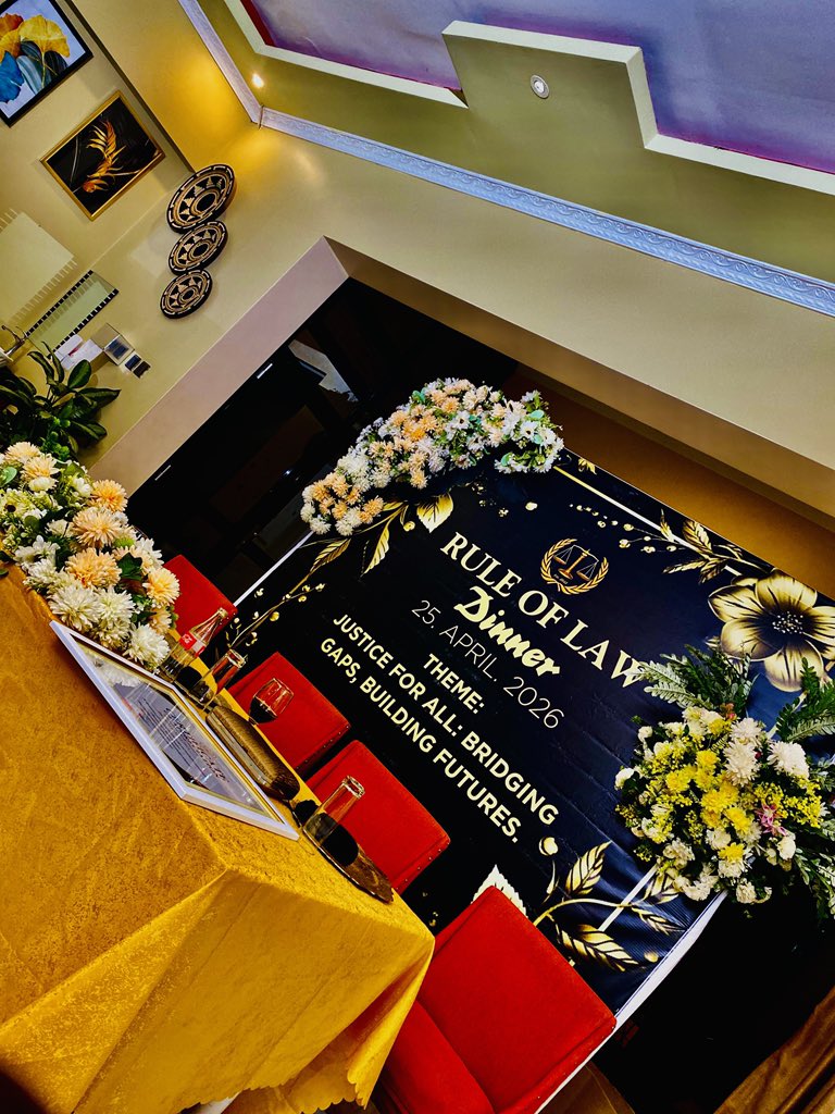 McSenator_UT's tweet photo. What a Saturday!

The mught club, The Ruleof  Club at Islamic umiversity in Uganda kampala held its Tenure dinner, where we were humbled to have Lady Justice Deepa Verma as our chief Guest⚖️💐
Special thanks goes to our patron @JoyceNalunga who has been a key pillar in everything https://t.co/vg2ekLtK1o