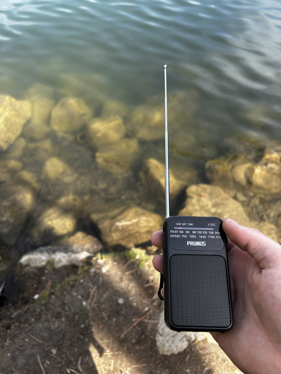 ff2k_world's tweet photo. sunday bass fishing am radio jays game https://t.co/cglU1A0aqC