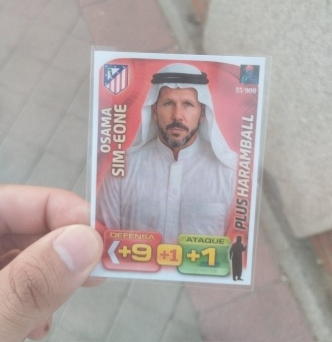 Que cromo mas raro me ha salido