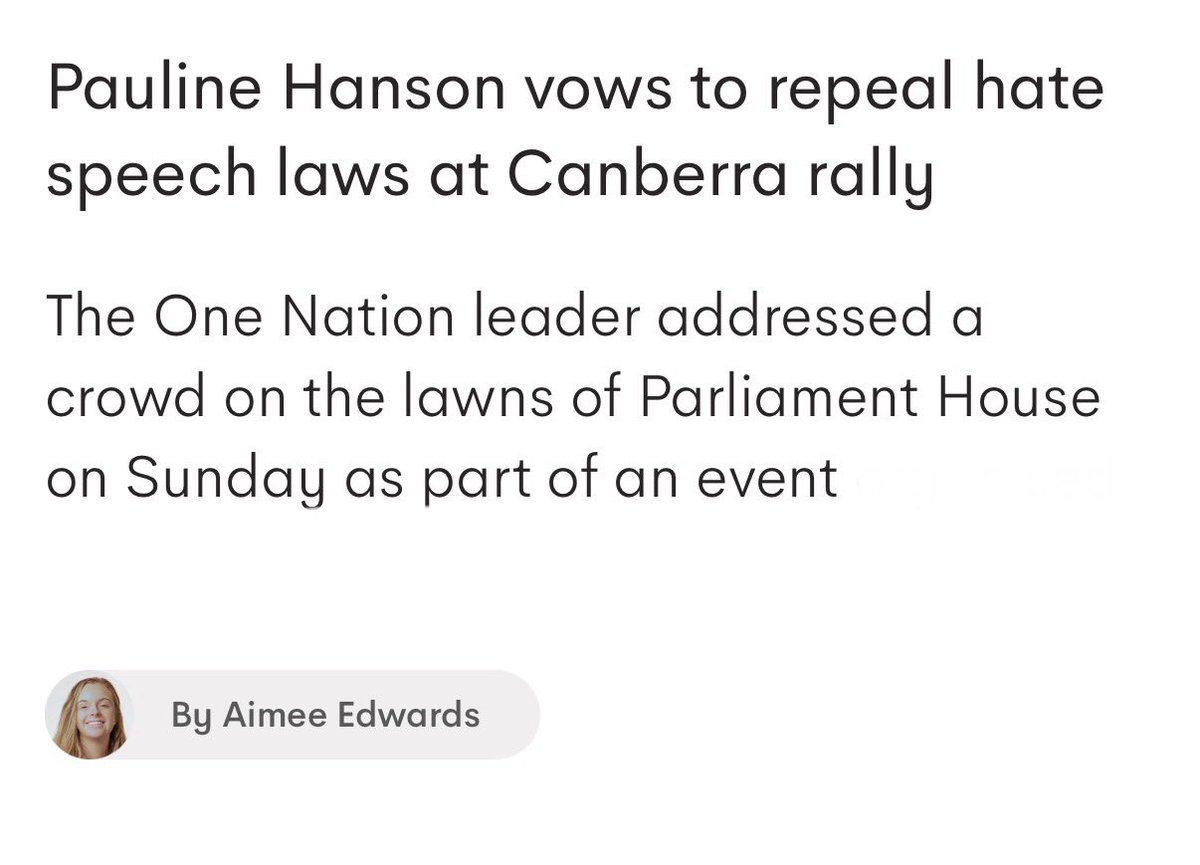 Pauline Hanson 🇦🇺 tweet media