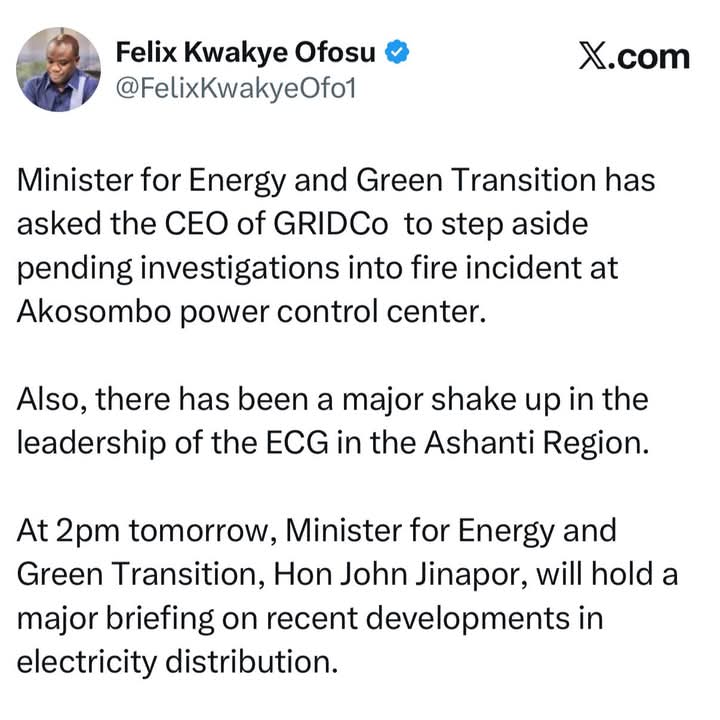 Now my Minister and Government talking. More to come for those obstructing progress. Kudos✌