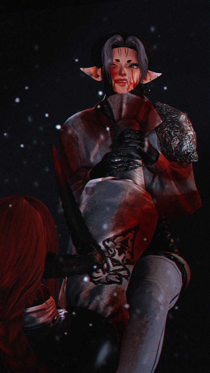 lise_ffxiv's tweet photo. 「 𝐅𝐈𝐑𝐒𝐓 𝐃𝐀𝐓𝐄 ⚔️🔫」𝚠𝚒𝚝𝚑 𝚝𝚑𝚎 𝚌𝚑𝚊𝚘𝚝𝚒𝚌 𝚐𝚛𝚎𝚖𝚕𝚒𝚗
@grembees 

The High Inquisitor of Ishgard met the predator for the first time, the beginning of a toxic relationship that turned into an obsession

#GPOSERS | #ffxivsnaps | #EorzeaPhotos | #elezen | #aura https://t.co/F70VwDBO9s