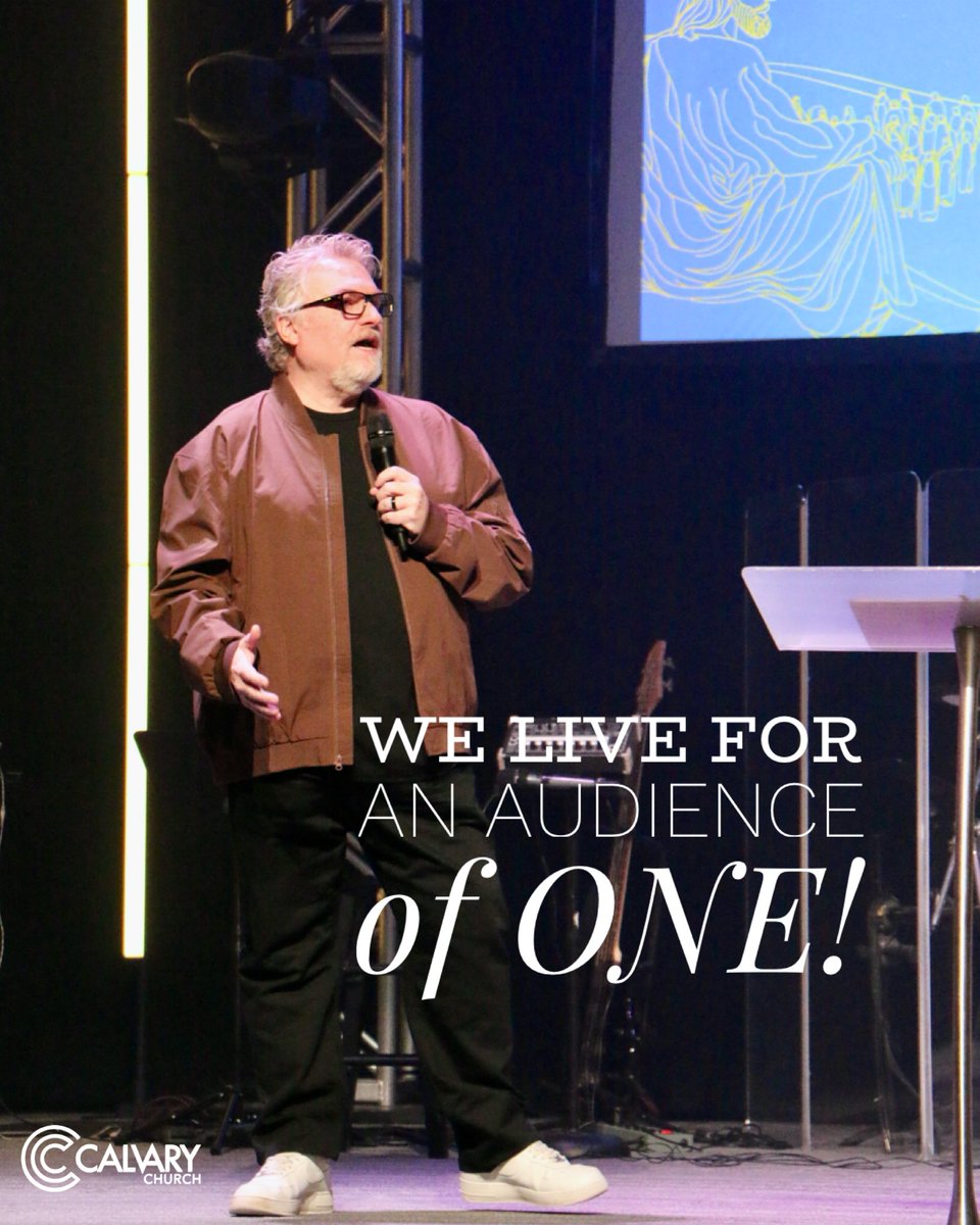 calvary's tweet photo. 💥We live not for an audience, but an audience of ONE! 

📖“…when you pray, go into your room, close the door and pray to your Father, who is unseen. Then your Father, who sees what is done in secret, will reward you.” Matthew 6:6 https://t.co/HwANscDIuB