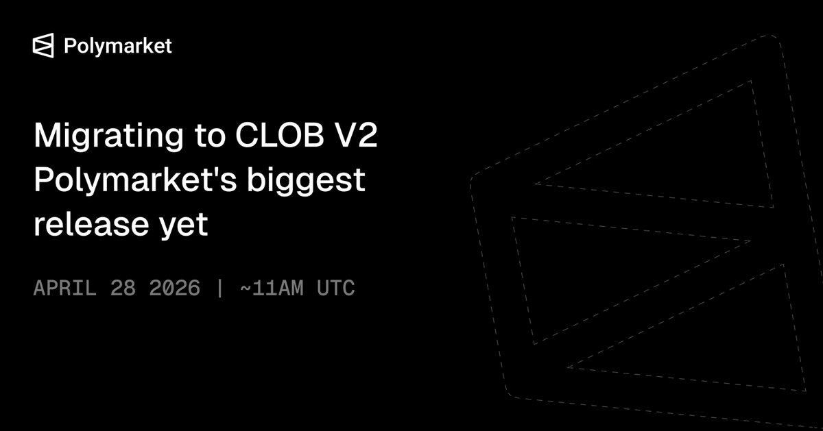 Exchange upgrades go live on April 28 at 11am UTC. ~1 hour of downtime. The v1 orderbook gets cleared and all open limit orders are cancelled. Funds and positions are safe.    

Trading via API? Update to the latest SDK before then. V1 clients stop working after cutover.

Dev