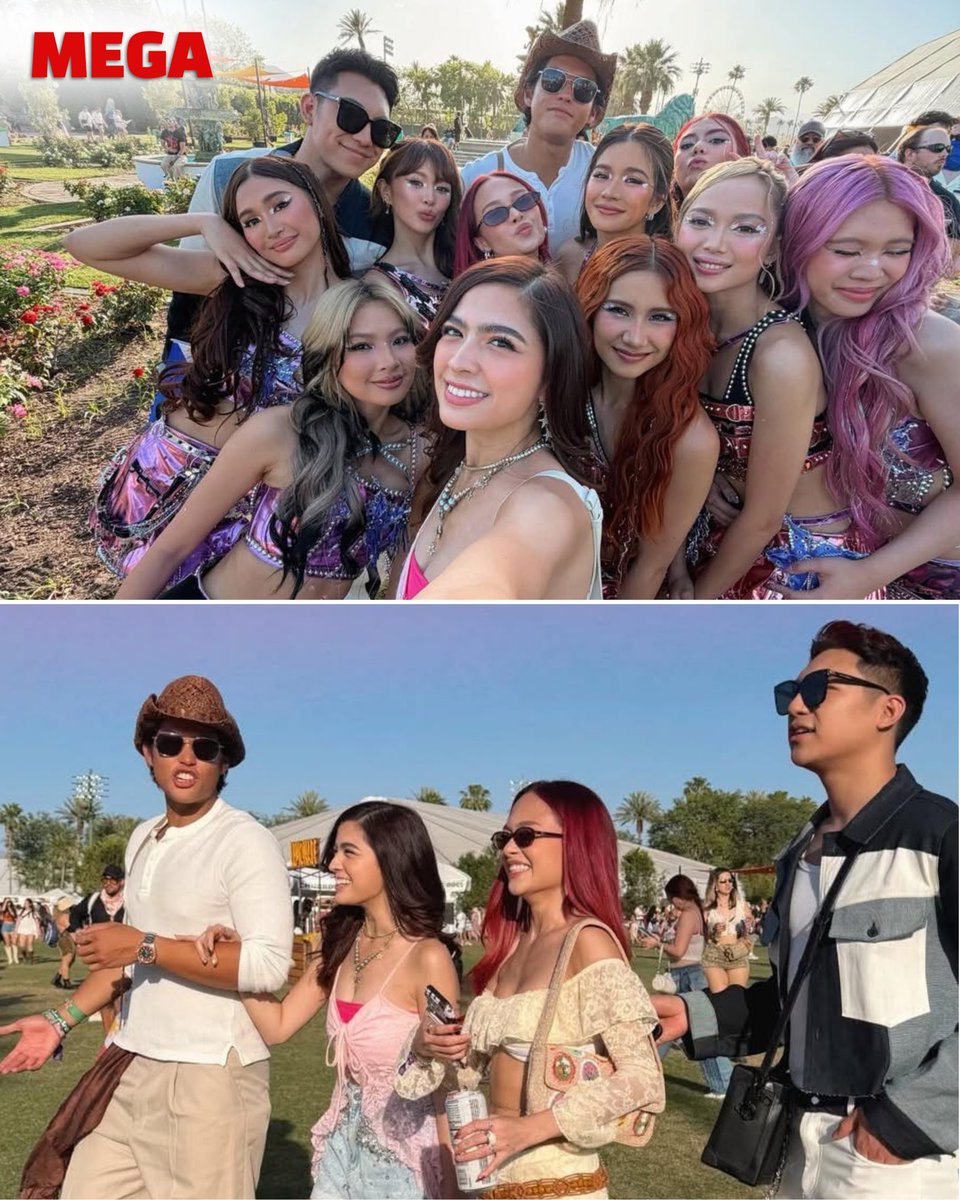 ALEXA AT COACHELLA 🤩

Nag-post si Alexa Ilacad ng ilang snaps matapos dumalo sa Coachella, kasama sina Kyle Echarri, Darren, AC Bonifacio, at ang BINI.

“Locked in my core memories 🔒🎡💖,” caption pa niya.

#MEGAkapamilya #AlexaIlacad <a href="/alexailacad/">Alexa Ilacad ☾</a>