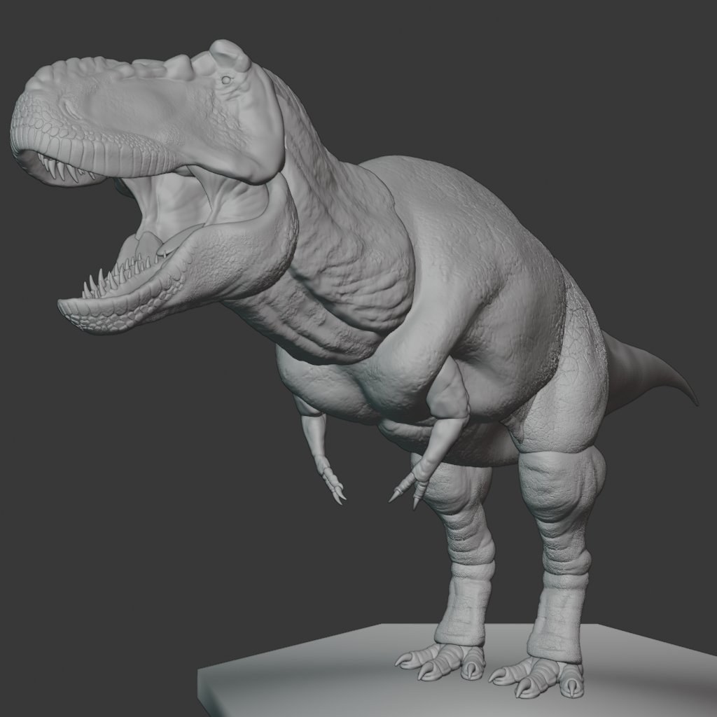 _fshbone's tweet photo. Tyrannosaurus sculpt practice
#paleoart https://t.co/q3DoXkrx0A