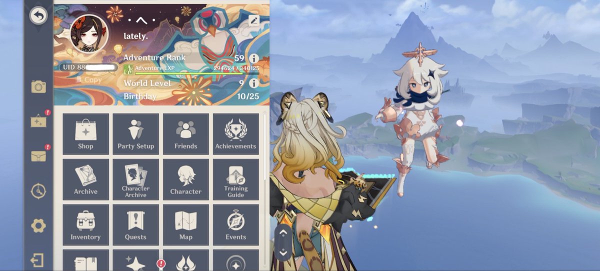 starzzzzzzx's tweet photo. • WTS GENSHIN ACCOUNT 
AR 59 • Asia server • MC Lumine

🍀 Zhongli C2, Klee C2, Wanderer C1, Yelan C1, Kazuha C1, Hu Tao C1
✨ 11 BP Namecards
✨ 6 Paid Skins
✨ 2 Glider Event

💰IDR 2,500,000  / $145
🎉Negotiable🎉

• Details on rep👇
#wts #zonauang #zonajajan #genshin https://t.co/Kiz5QvKgAf