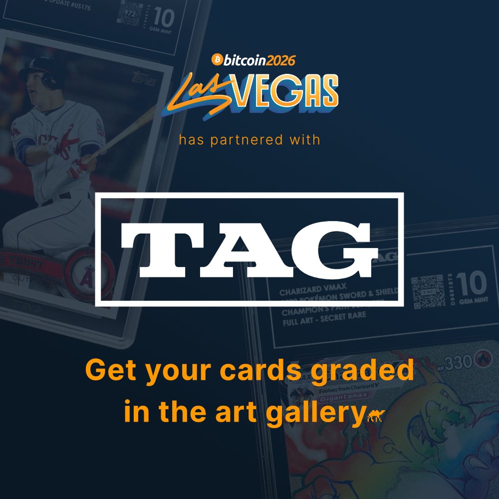 BRING YOUR COLLECTIBLE CARDS TO B26! We've partnered with @TAGgrading to  offer on-site card grading for collectors! Want to sell? List your graded  card on our auction platform and @BMAG_HQ covers the